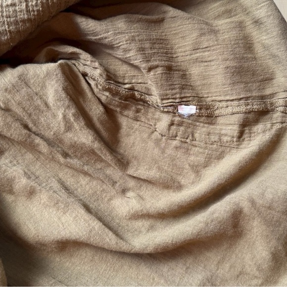 FREE PEOPLE FP One Penny Waverly Tunic – Khaki Green Flowy Boho Estimated Small - Picture 13 of 15